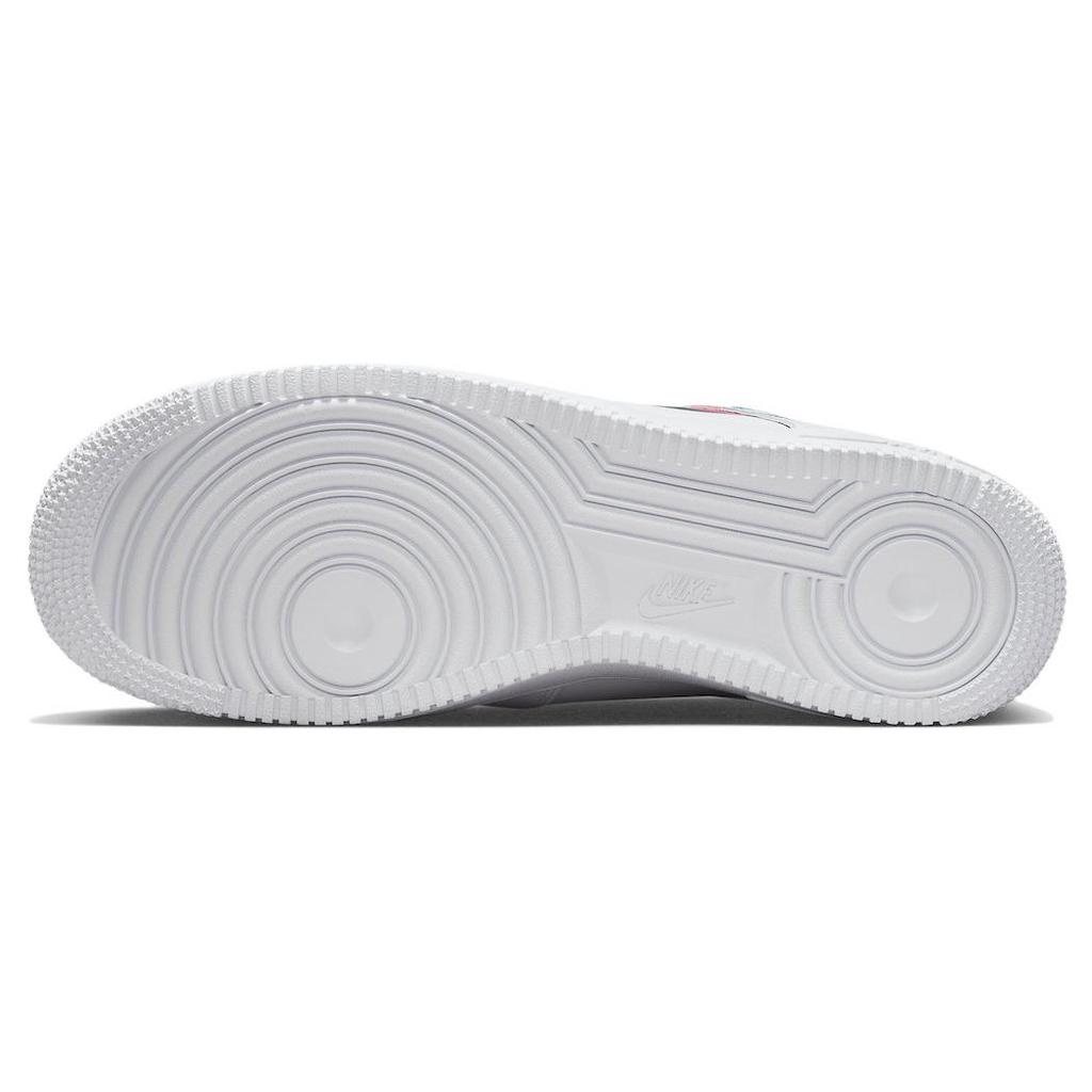 Nou Nike Air Force 1 Low '07 Quadruple Swoosh Alb Marin Cărămiziu FJ4226-100