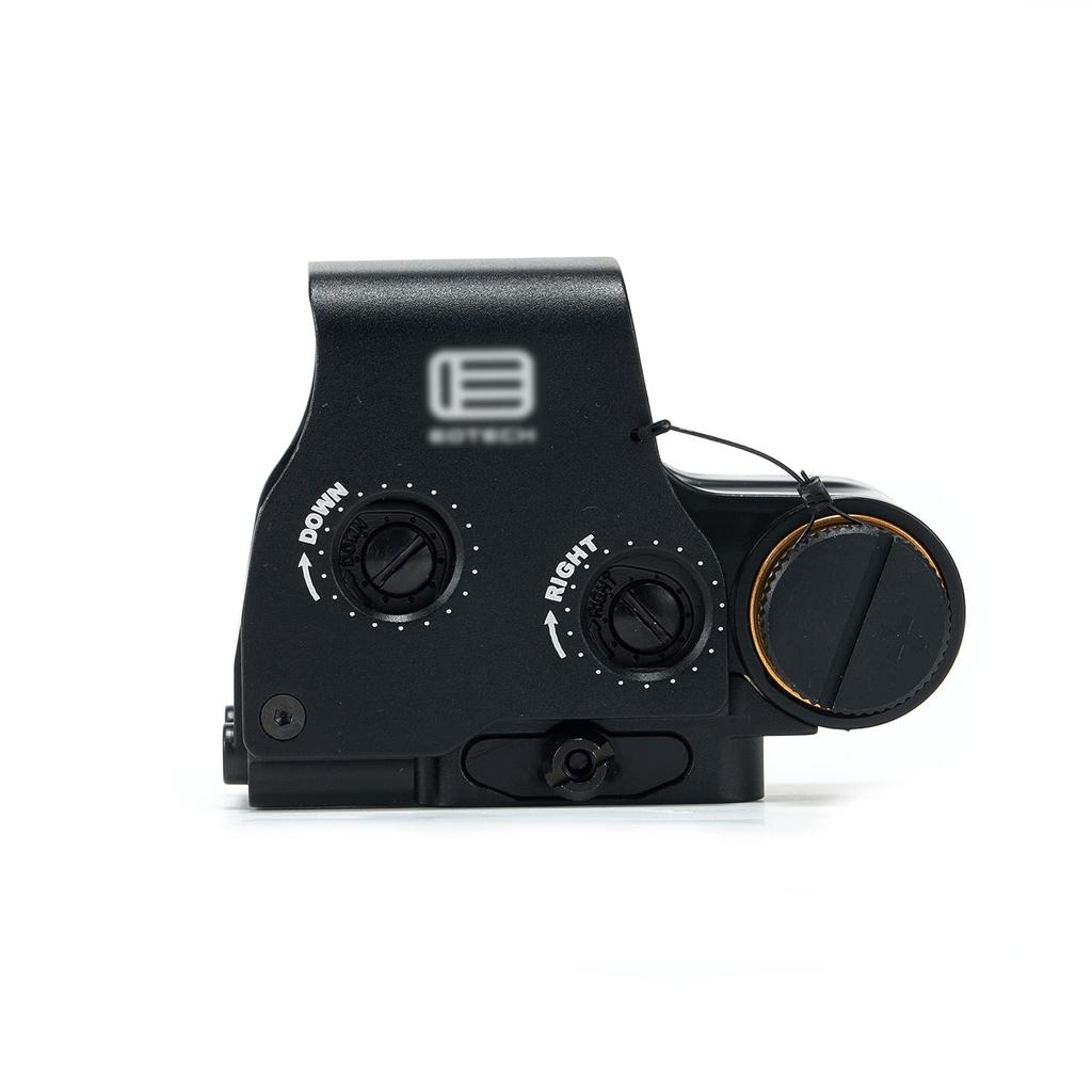 Bright Improved Lens 558 EO EXPS3 Type Replica Dot Sight, Holographic Sight with Realistic Engraving and QD Lever (Black)