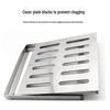 Universal Odor-Proof Stainless Steel Invisible Manhole Cover for Courtyard Drainage