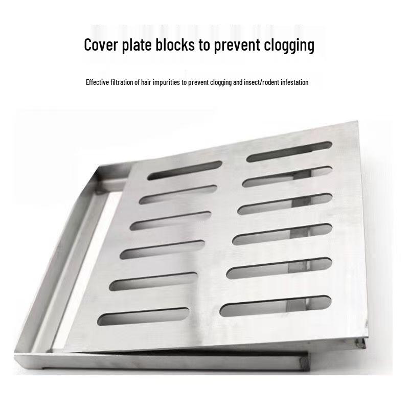 Universal Odor-Proof Stainless Steel Invisible Manhole Cover for Courtyard Drainage