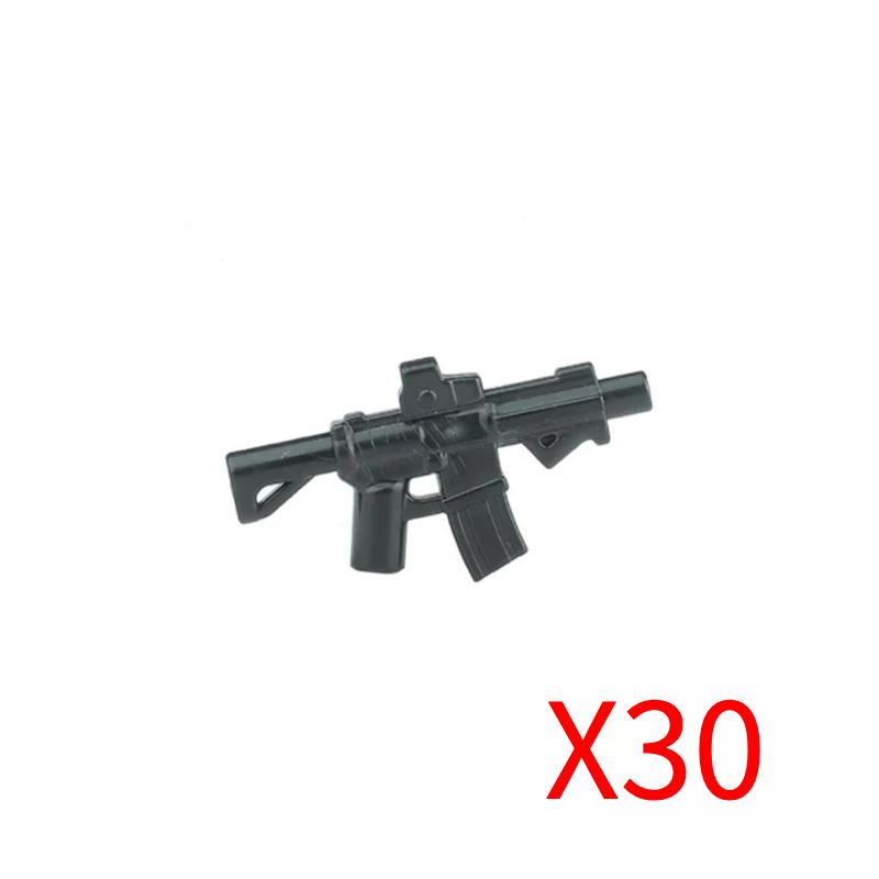 Military Soldiers Figures Weapons Building Blocks Accessories Two-color Guns Assault Sniper Rifles M16 M4 Model Bricks Toy Gift