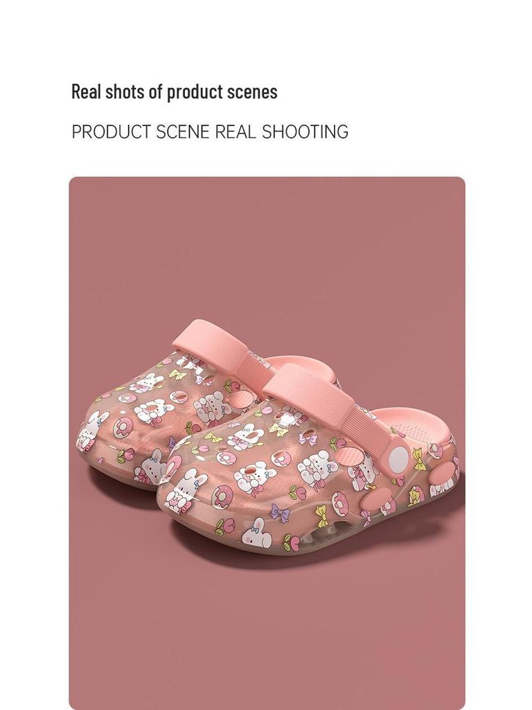 2026 Summer Baotou Kids' Sandals: Boys & Girls Hole Shoes for Beach