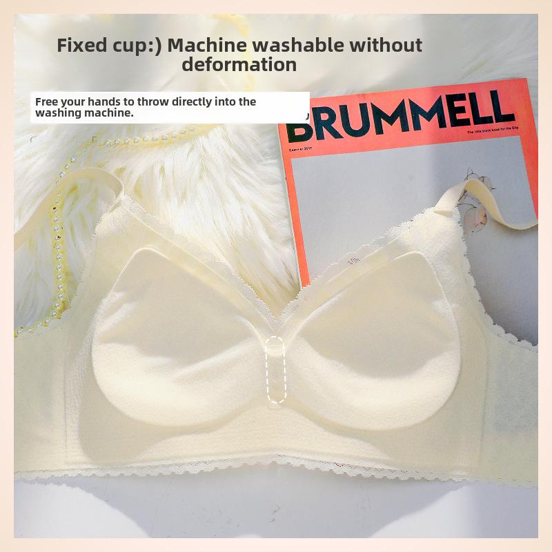 "Nahtloser Damen-Herbst-/Winter-BH": Französisches Design, Drahtlose Unterstützung, Großartig für alle Größen"