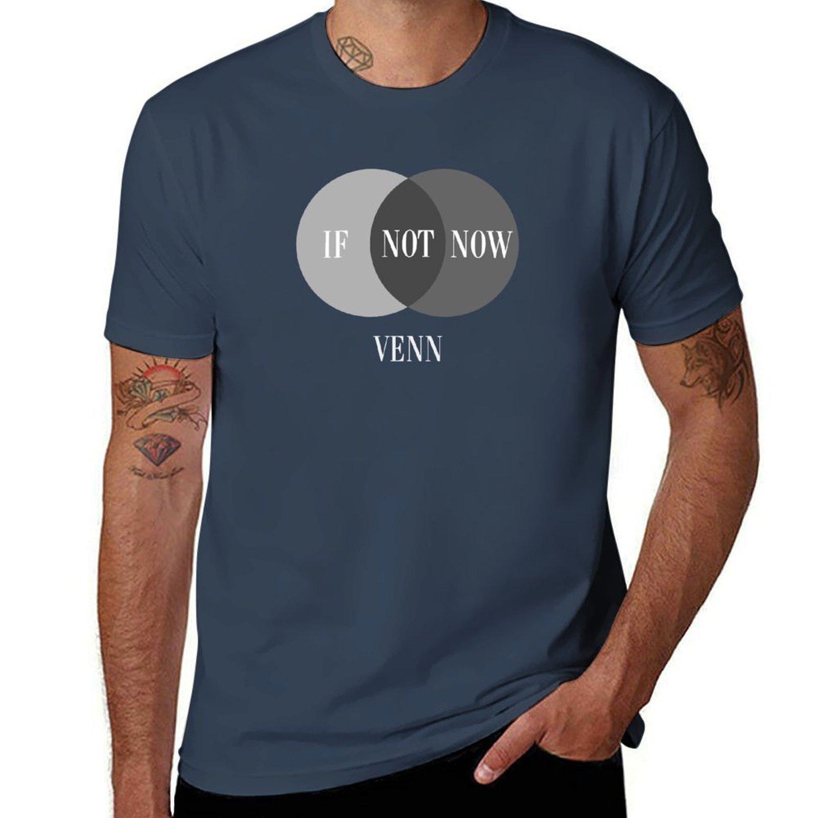 If Not Now Venn Tshirt Gym Exercise Short Sleeve Tshirt S