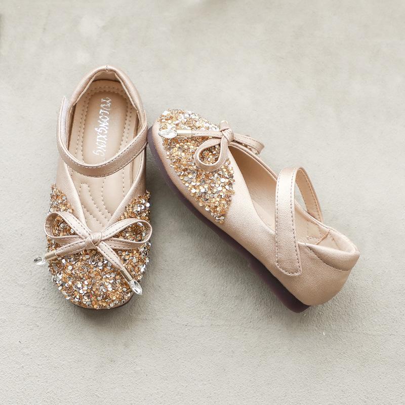 Newest Children Moccasins Baby Girls Fashion Casual Flats Toddler Comfortable Princess Dance Performance Kids Leather Shoes A