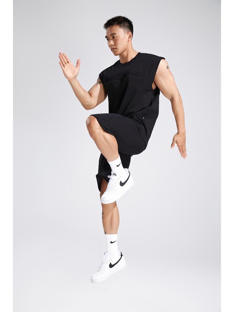 Muscle Fitness Summer Cotton Tank Top - Men's Running & Casual Sport Sleeveless