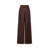 JUZUI Elegant Commuter 100% Linen Straight-Leg Trousers for Women