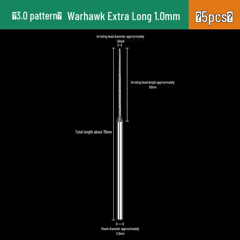 Silicon Carbide Diamond Bead Reamer for Jade, Pearls, Stone, and Wenwan.