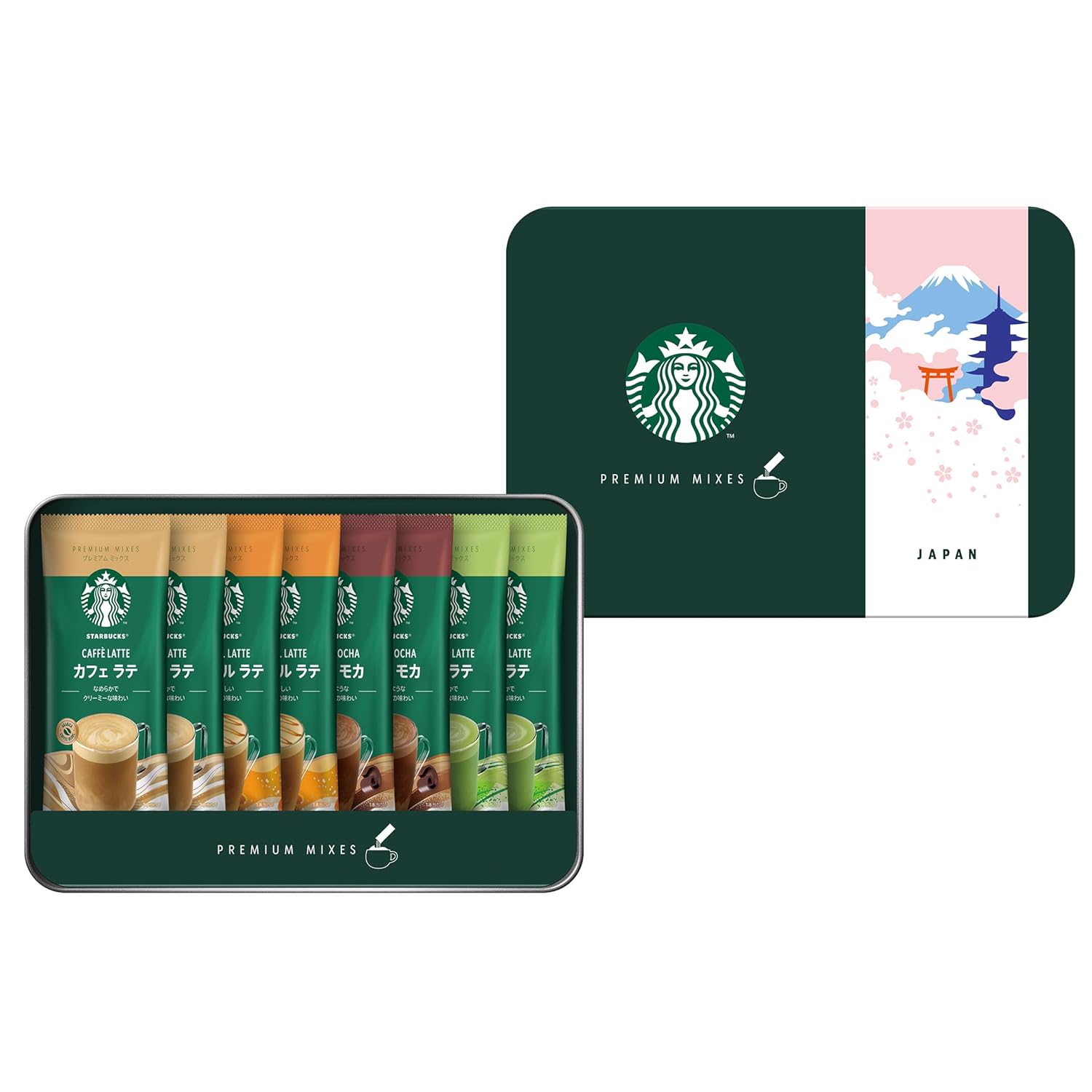 Starbucks Premium Mix Gift SBP20IStick CoffeeCafe au Lait/Cafe LatteIndividually Wrapped