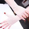 Mesh  Gloves Fingerless Gloves Half Finger Gloves Lace Flower Gloves Women Mittens