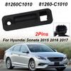 Car Tailgate Trunk Opening Button Shell 81260C1010 For Hyundai Sonata 2015 - 2017 Rear Trunk Lid Lock Handle Shell 81260-C1010