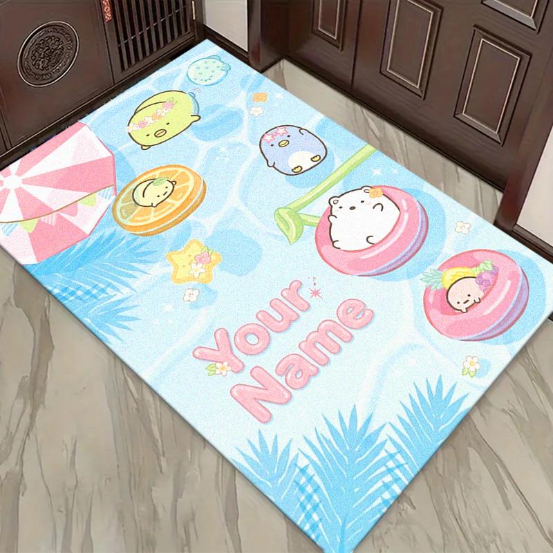 Name Custom Sumikko Carpet Rug for Living Room Bedroom Home Sofa Decoration,Kids play Non-slip Floor Mat
