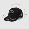 Spring Autumn Men's Baseball Cap Metal Anchor Embroidered Sunshade Cap Men's Outdoor Cap