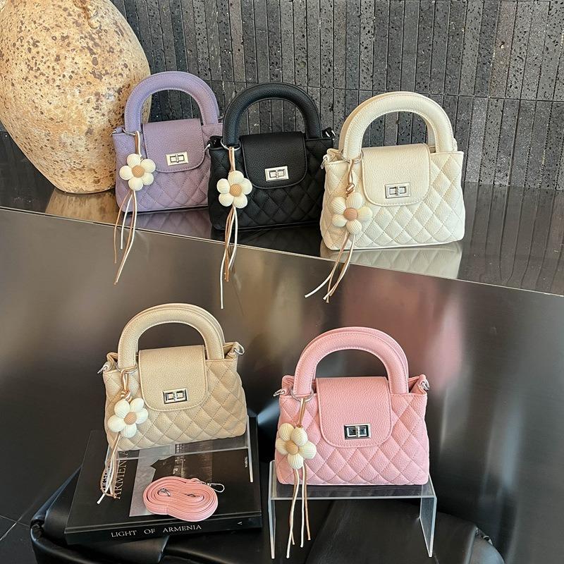 Nischen-Diamanttasche Damen neue Mode vielseitige Handtasche lässiger Trend kleine quadratische Tasche Umhängetasche