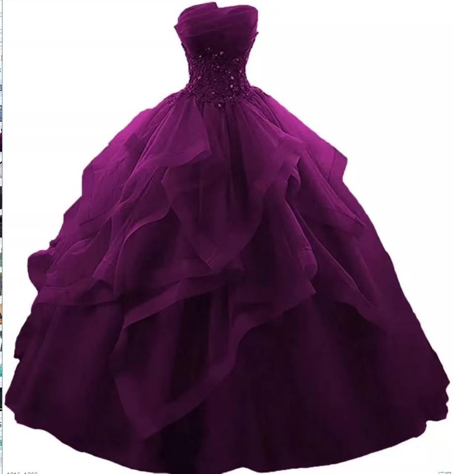 

Вечернее платье без бретелек в корейском стиле 2025 года: Приталенное свадебное платье в пол для беременных женщин больших размеров M