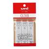 Mitsubishi Pencil Uni Mechanical Pencil Lead 0.3mm B 3-Pack ULS03253PB Black - Smudge-Proof, High-Contrast, Easy-Dispense Case