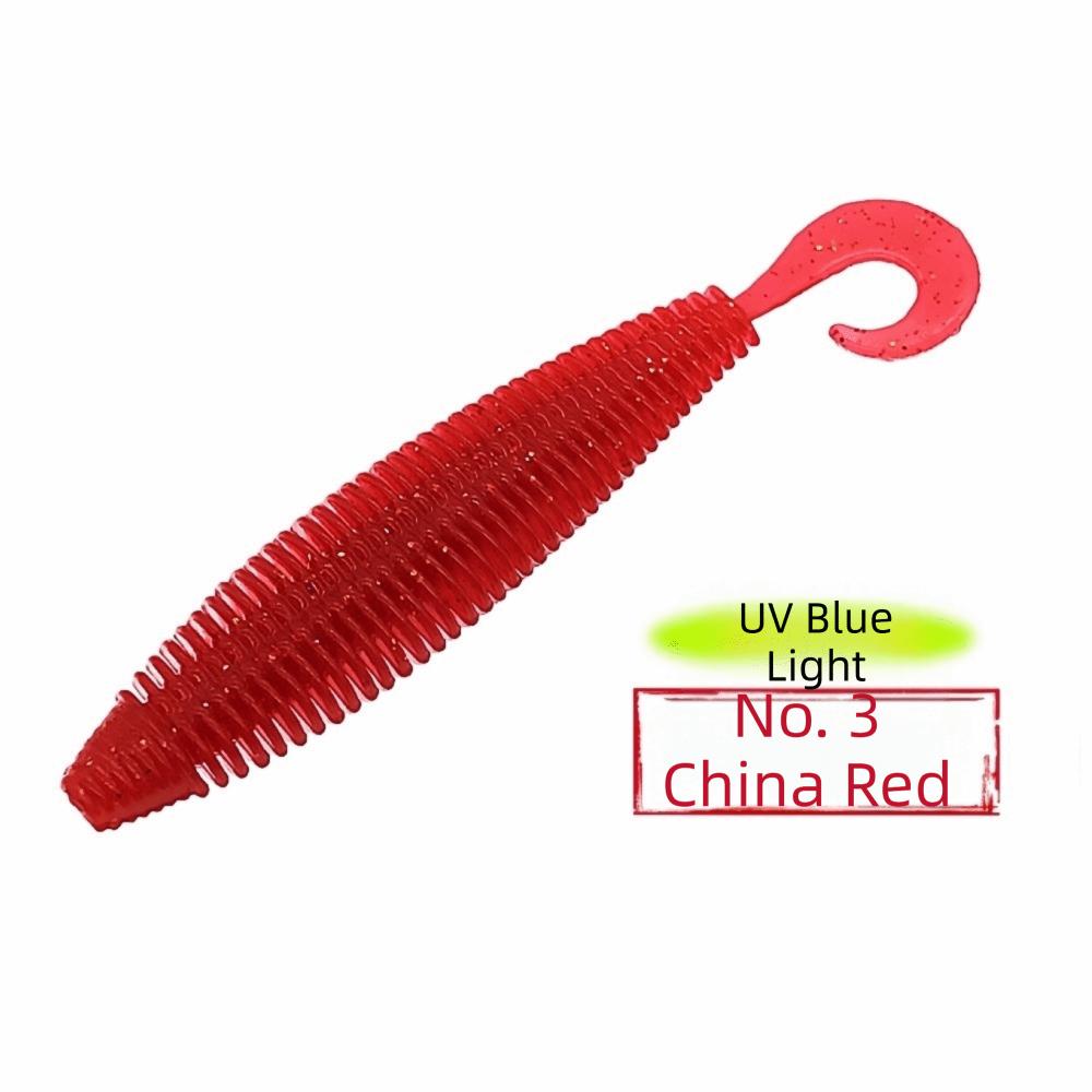 Double Colors Artificial Fishing Worms 7.5cm/10cm Size Jig Fishing Lures  For Carp Fishing