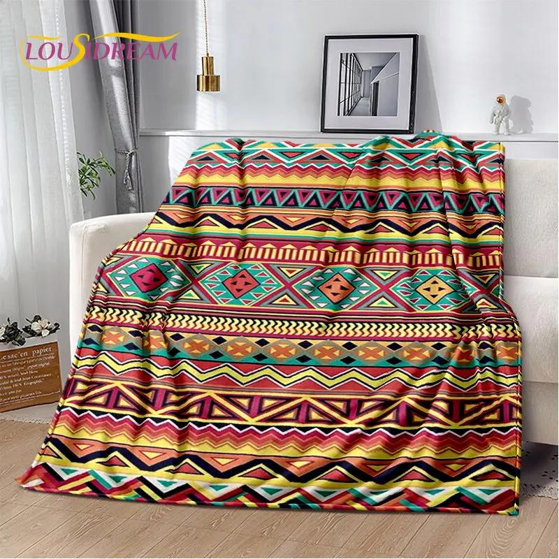 Bohemia Nordic Persia Series Soft Plush Blanket,Flannel Blanket Throw Blanket for Living Room Bedroom Bed Sofa Picnic Cover Kids