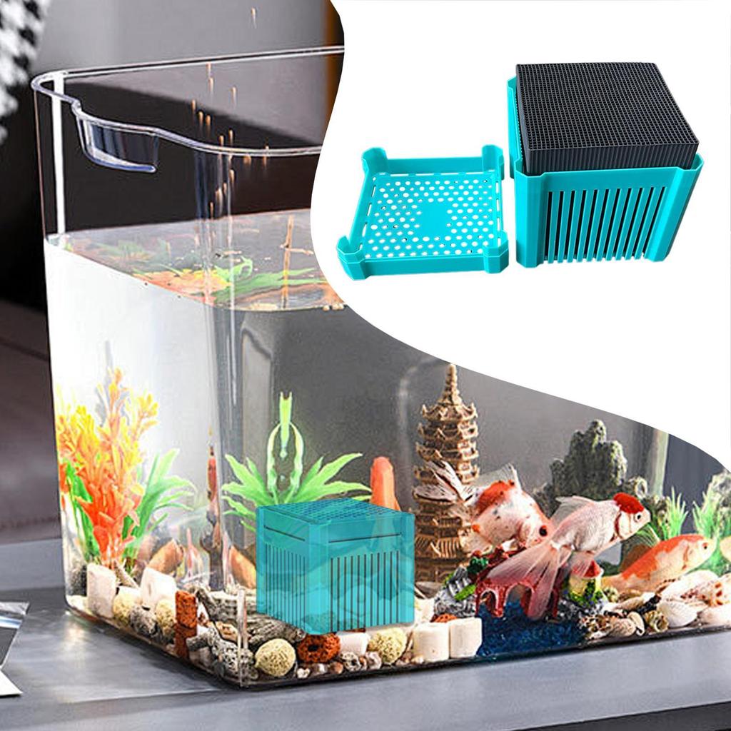 Water Purifier Cube for Fish Tank Cube Filter for Fish Tank Aquarium Supplies Multifunctional Filtration Aid for Pools Ponds