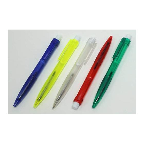 Made In Japan Skeleton History Ballpoint Pen, 25 Pack, Blue. Knock-type Ballpoint Pen with Millions Sold for Corporate Promotions. Features a