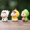 12 Crayon Shinchan Zodiac Figures Desktop Dolls Anime Collectibles Gift Toys