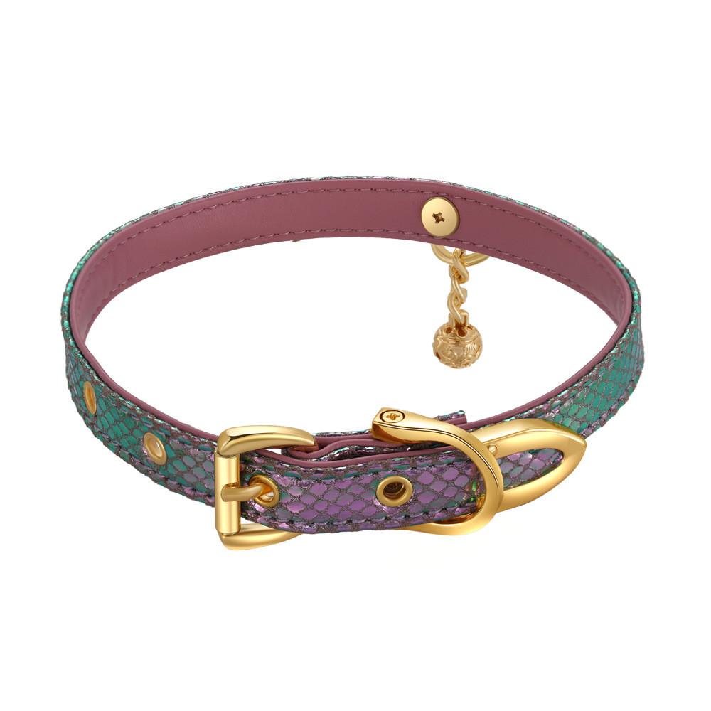 Streetwear Laser Leather Choker Necklace With Bell And Snake Skin For Womens Fashion Accessories