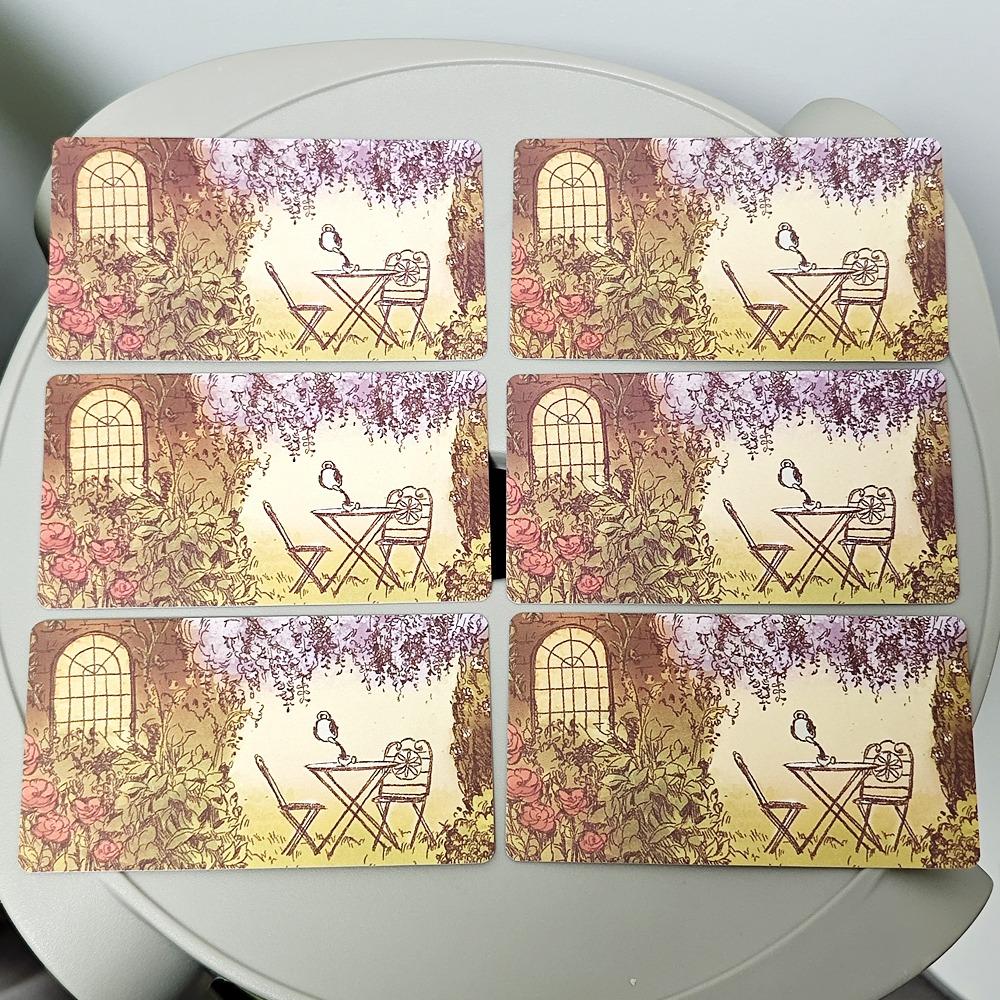 10,5*6cm Secret Garden 40 Cartões Encantadores Contém Pequenos Sinais e Encorajamento Imbuídos com Magia do Jardim