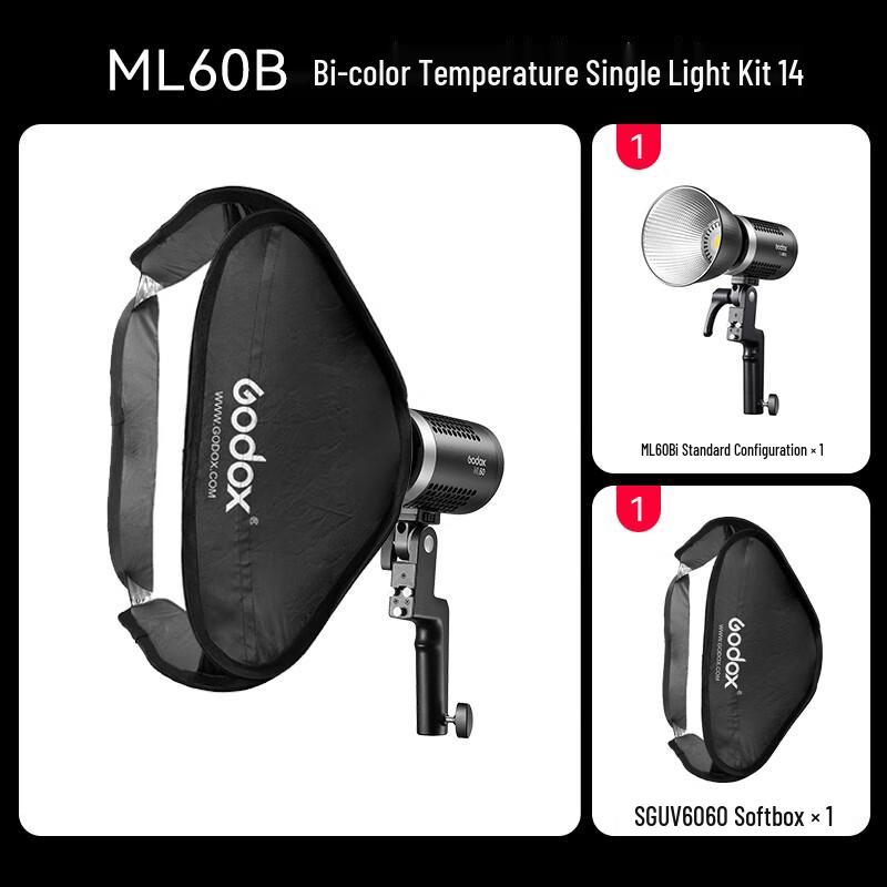 Godox ML60Bi Bi-Color LED Video Light