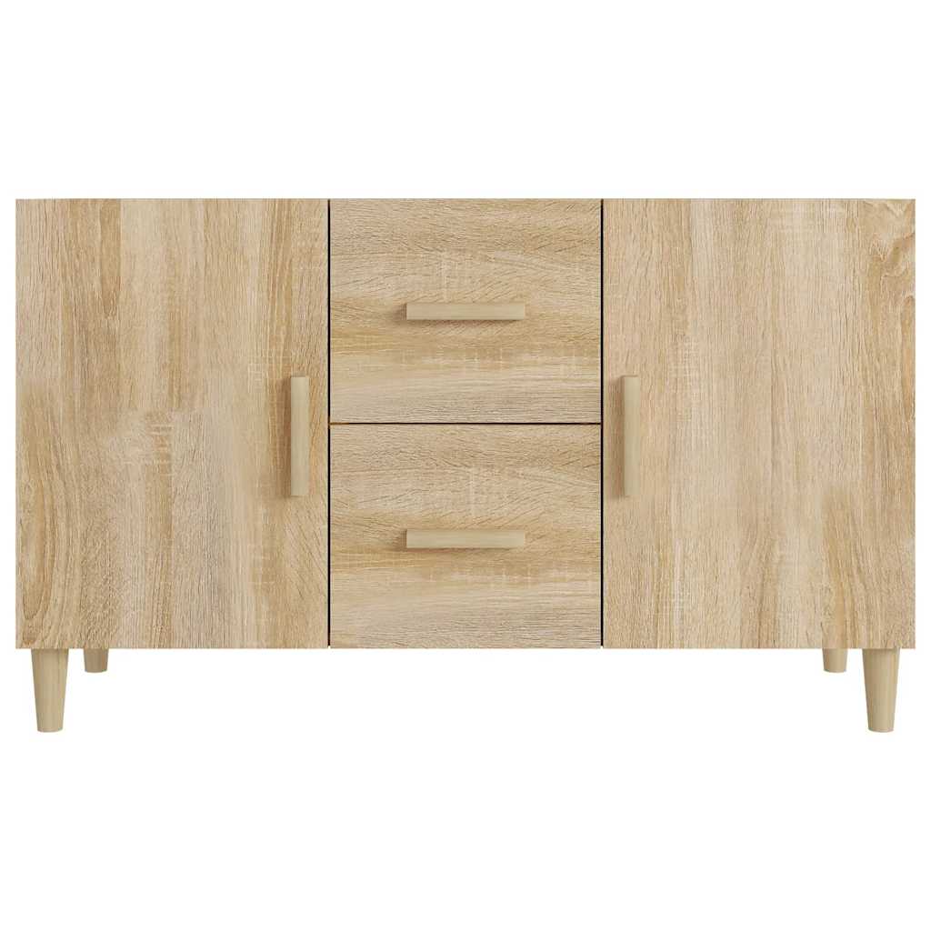 Vidaxl Komoda, Dąb Sonoma, 100X36X60 Cm, Materiał Drewnopochodny