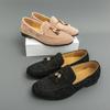 Men's loafers large size foreign trade new fringed leather shoes fashion trend suede leather shoes overalls lazy shoes