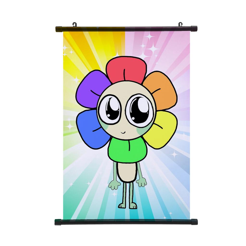 Dandy's World Wall Scroll Poster Anime Starry Night Astro Poster Hanging Painting Home Decoration