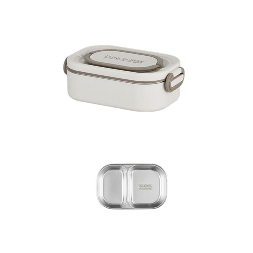 Large Capacity Stainless Steel Lunch Box Insulated Divided Food Storage Container  for Home