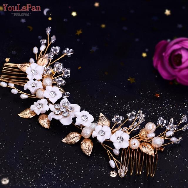 Indian Bridal Hair Accessories Alloy Flower Bridal Crowns and Tiaras Silver Hair Pieces Wedding Hair Jewelry