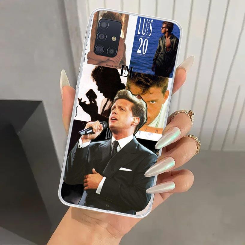 L-Luis M-Miguel Singer Phone Case for Samsung Galaxy A52 A32 A22 A12 A02S A50S A30S A10S Note 20 Ultra 10 Plus S10 A31 A20 A71 A