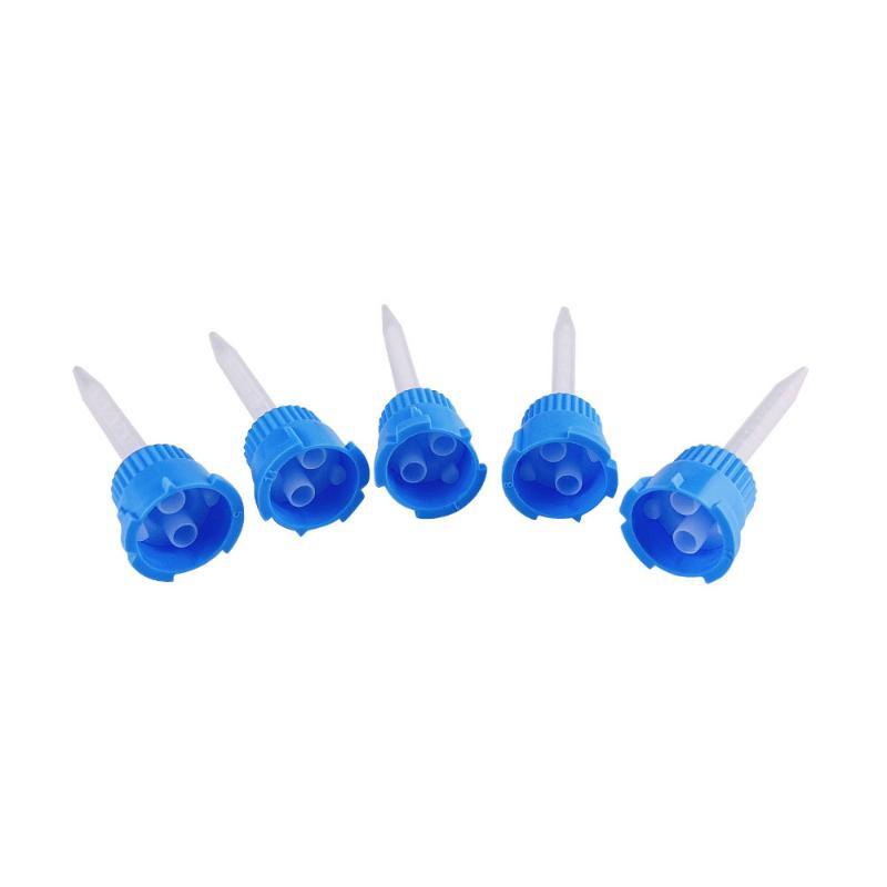10pcs Dental Silicone Rubber Impression Mixing Head Impression Nozzles Temporary Mixing Tips Dentistry Materials