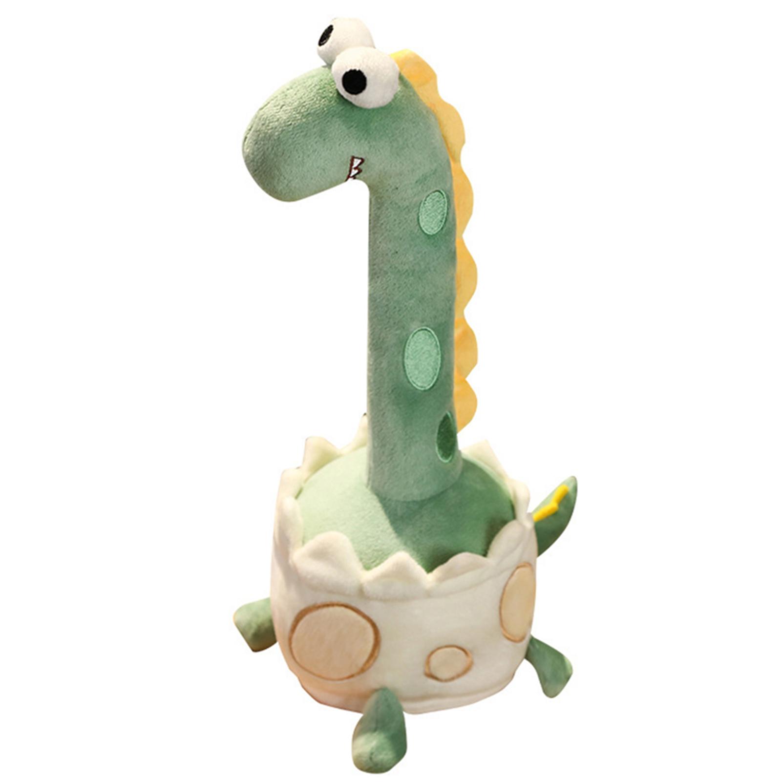 

Electric Plush Baby Dinosaur Stuffed Doll Sing Light Soft Throw Pillow Decorations Children Kids Birthday Present Gifts