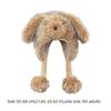 Warm Plush Winter Hat Cartoon Animal Pullover Cap Cute Dog Ear Hat  For Women