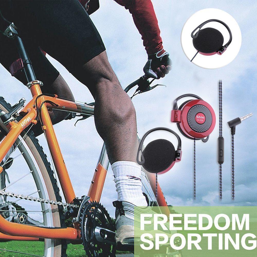 Ear Hanging Ear Hanging Wired Headphones Stereo 3.5mm Stereo Ear Hook  Boys Gift Girls