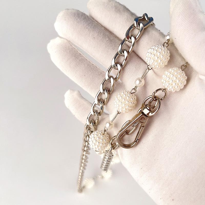 Pearl Waist Chain Women'S Sweet Belt Dress Simple Waist Elegant Belt With Skirt Decorative Belt