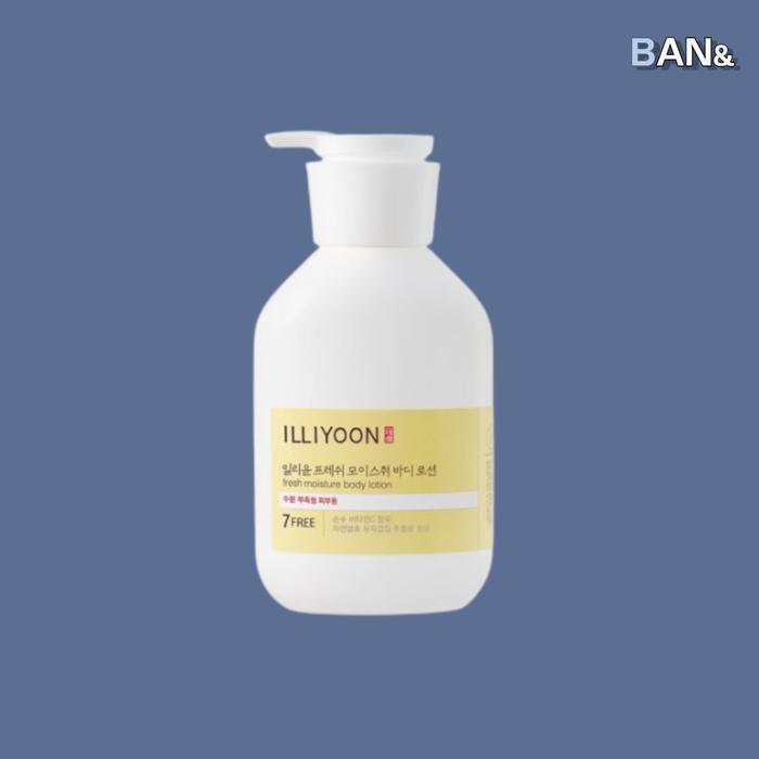ILLIYOON Body Lotion Fresh Moisture Lotion, Fragrant Perfume, Large Capacity, Moisturizing, 350ml (1 ea., 17503002)