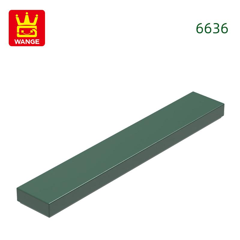 121Pcs/lot 6636 1x6 Tile Building Block Moc Classic Accessories Compatible with Brick Children Toys Gift Box