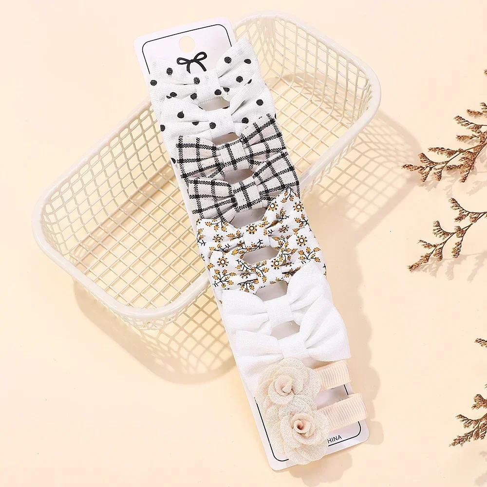 10Pcs/Lot Children's Girl Hairpins Cute Headwear Bow for Babys Scrunchie Hair Clips Kids Barrettes Headwear Hair Accessories