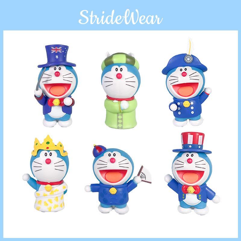 Doraemon Collectible Figure Series Pvc Toy With Assembly For Desk Decor And Gift