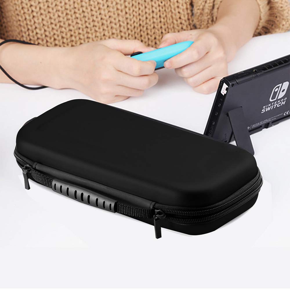 ELMK Ochranná přenosná rukojeť pro Nintendo Switch Lite, Ochranný kryt/pouzdro z EVA nylonu a popruhem pro Switch Lite, Kryt, Pouzdro, Kabelka, Taška, Switch,