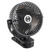 Portable Clip Fan, Rechargeable Clip On Fan with Light, USB Port with 3 Speeds & Circulation Mode, Strong Airflow Sturdy Clamp, Long Runtime for Desk,