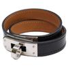 HERMES [Excellent Condition] Kelly Double Tour Z-stamped Box Calf/Swift Leather Bracelet T2 blackUsed