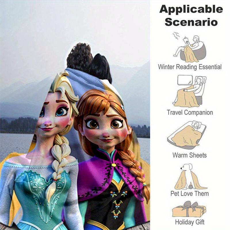 1PC Cartoon Blanket, Seasonal Universal, Home Decoration, Throw Blankets, Cute Cartoon Print, Soft Flannel Throw Blanket, Versatile & Cozy f