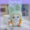 Adorable Bunny Ear Plush Toy Keychain Cute Cat Stuffed Animal Doll For Bags
