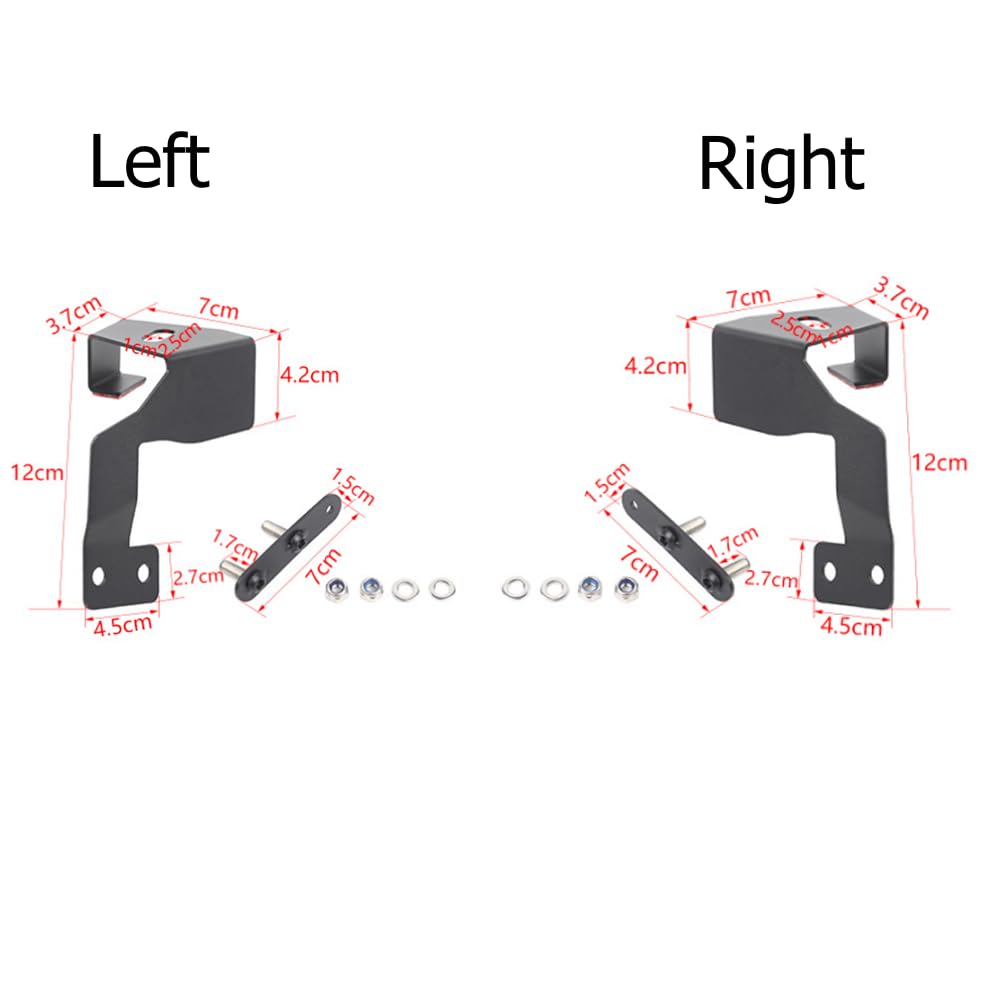 YOCTM Scheinwerfer-Halterung für Suzuki Jimny JB64 JB74 2019 2020 2021 2022 2023 2024 2025 LED-Arbeitsscheinwerfer Montagehalter Halter Teile Zubehör