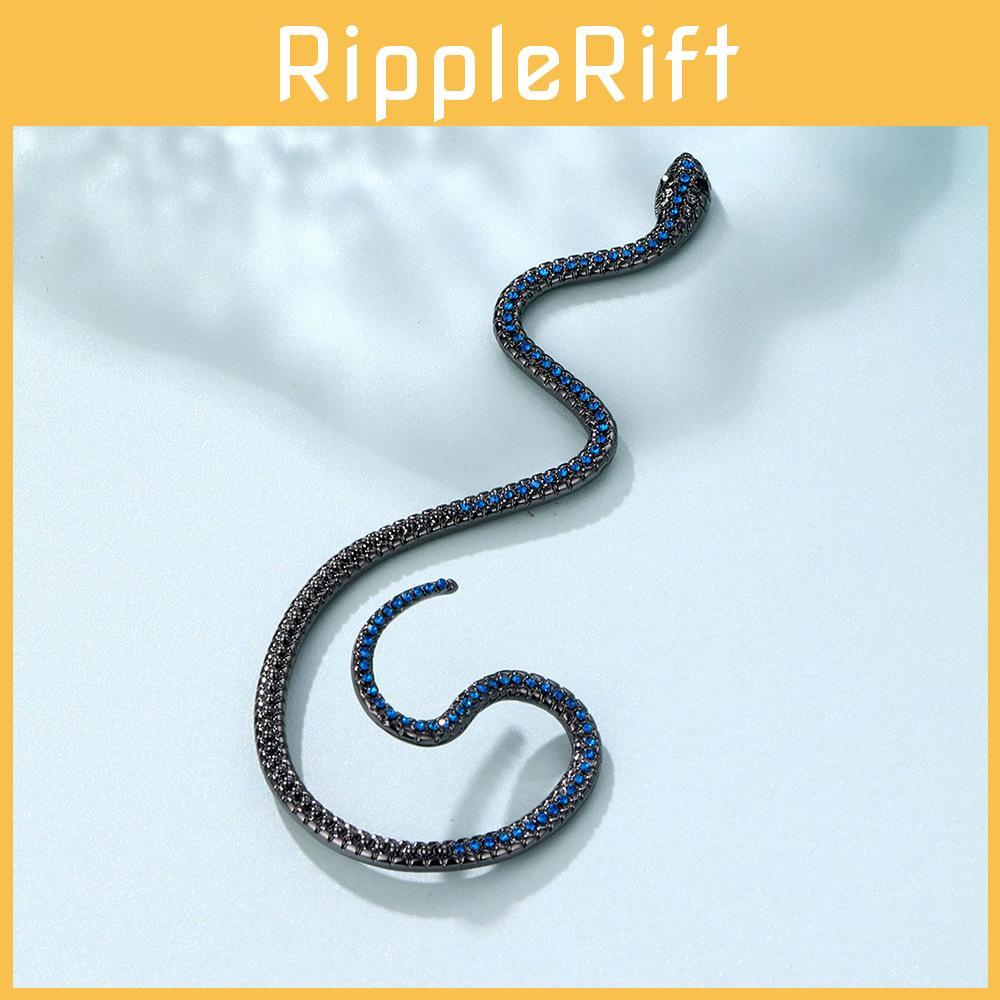Trendy Exaggerated Snake Ear Cuffs For Women Edgy Alloy Metal Ear Wraps